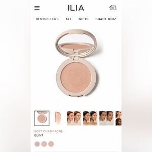 NIB Ilia cream highlighter Glint clean cosmetics for women and girls